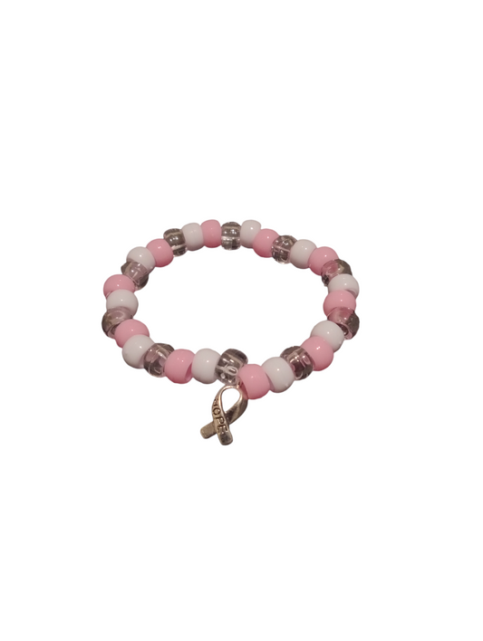 Breast cancer awareness bracelet