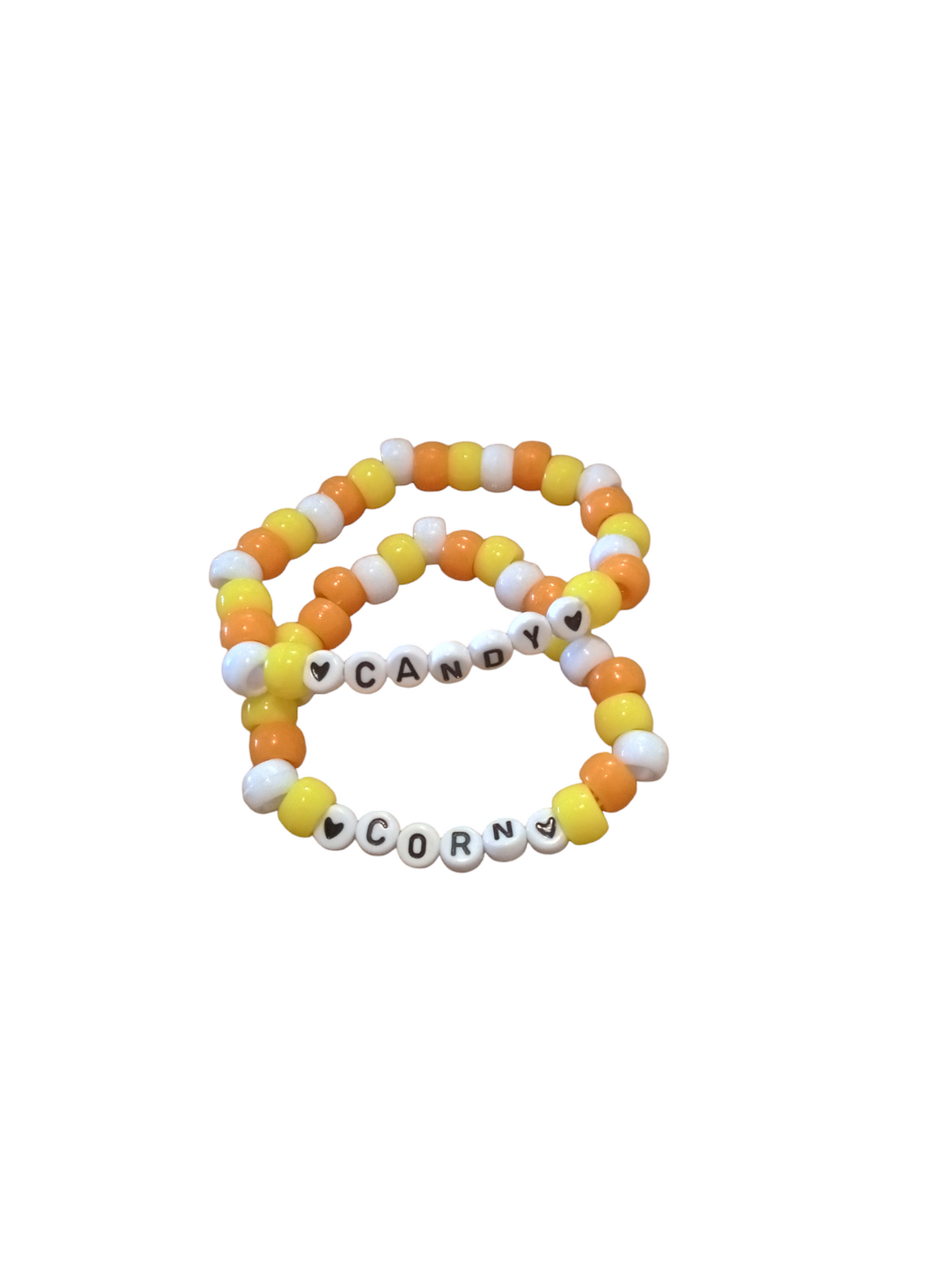 Candy corn bracelet